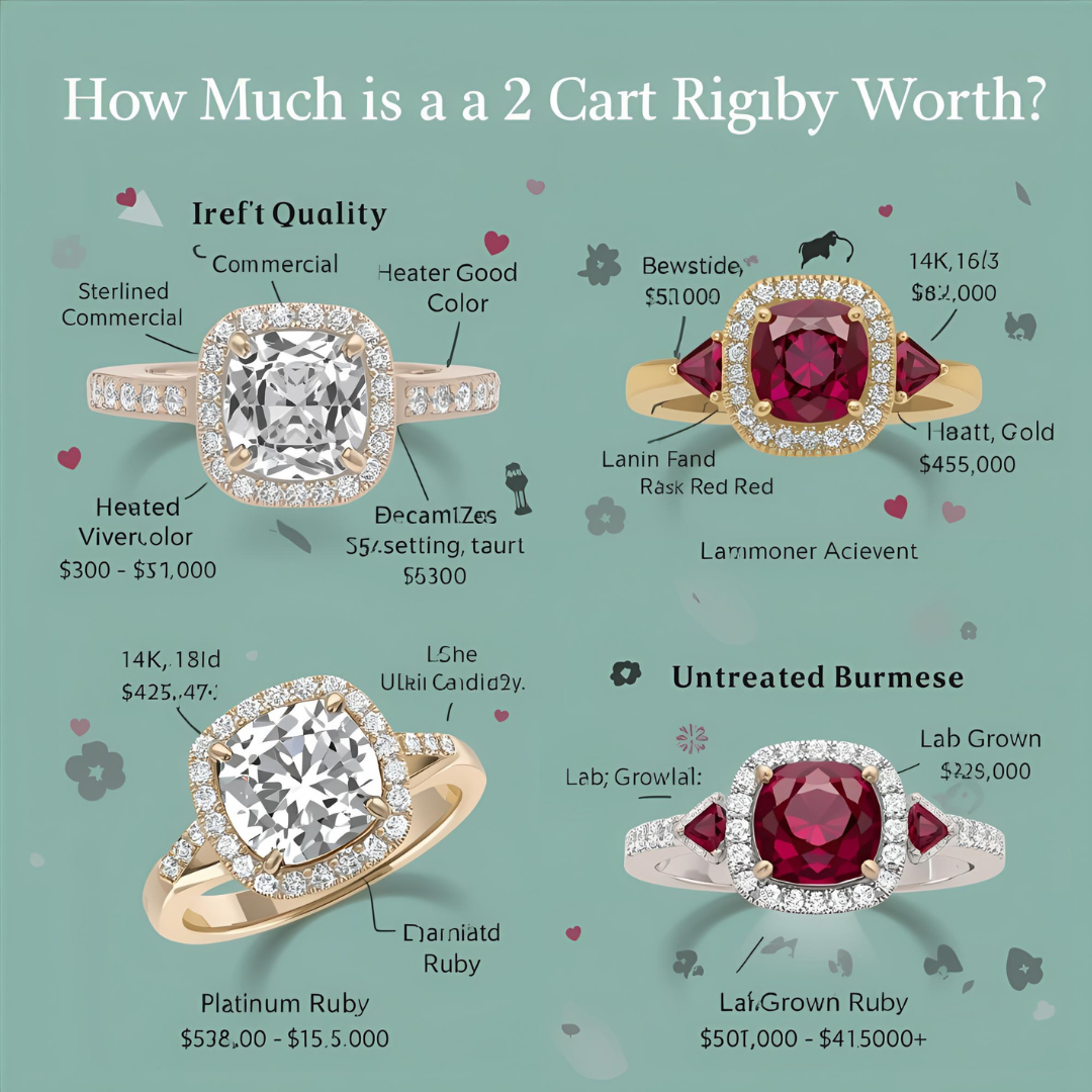 How Much Is A 2 Carat Ruby Ring Worth